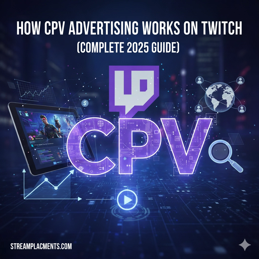 How CPV Advertising Works on Twitch (Complete 2025 Guide)